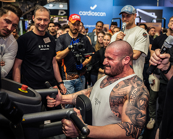 EGYM Stand auf der FIBO 2023